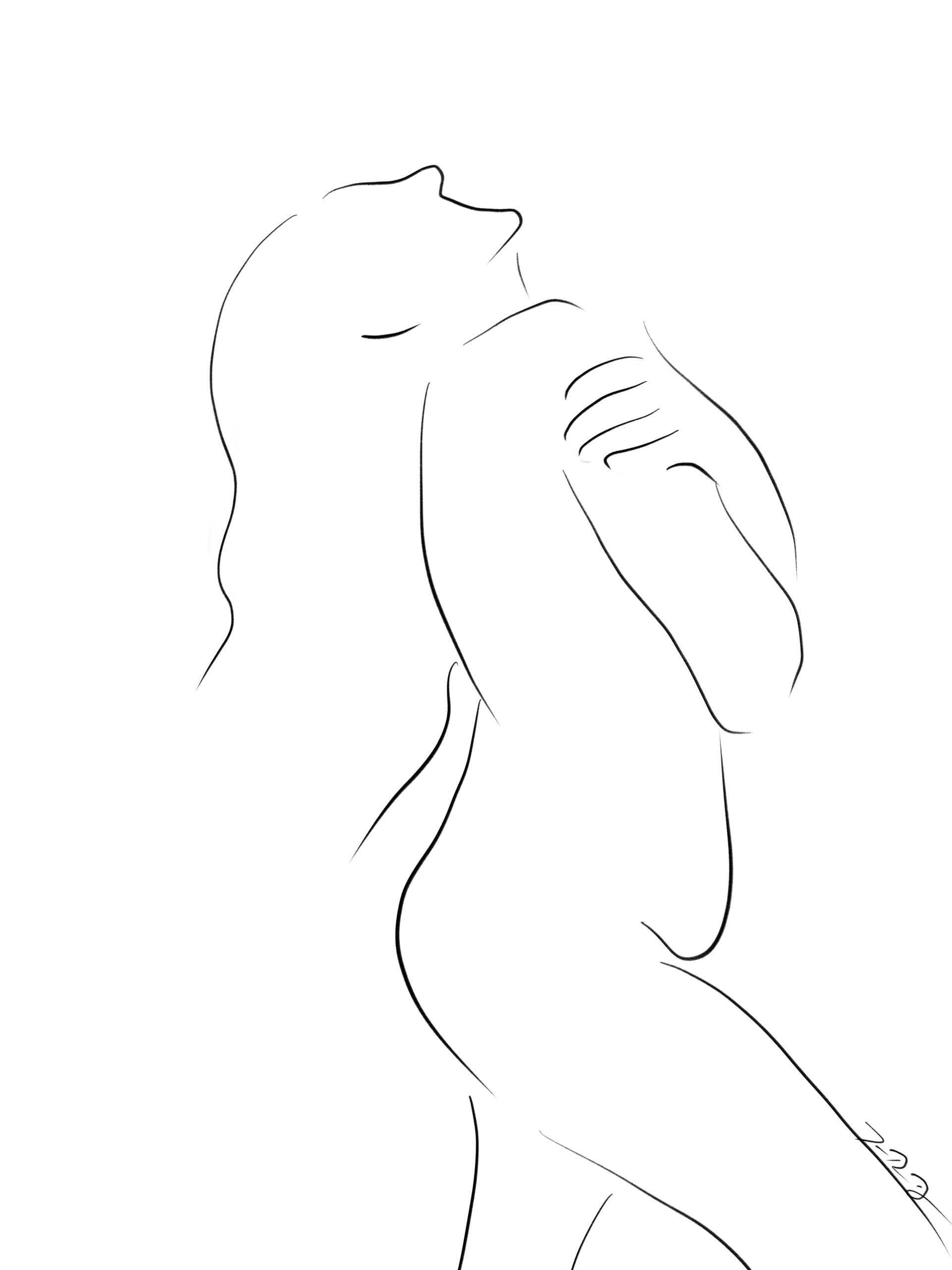 Self Love Line Art